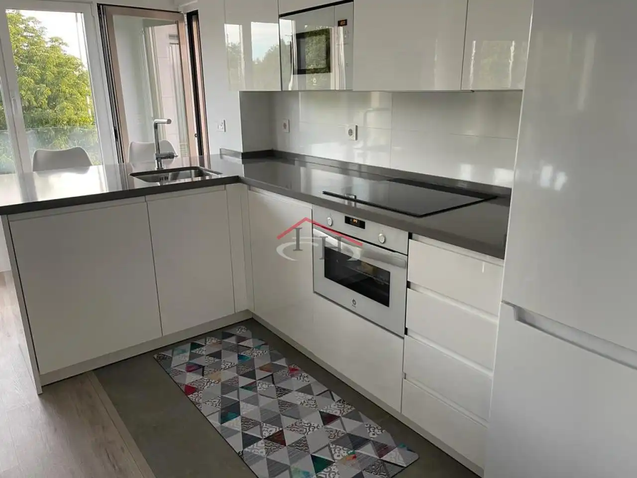 Cocina de Apartamento de alquiler en León Capital  con Calefacción, Parquet y Terraza