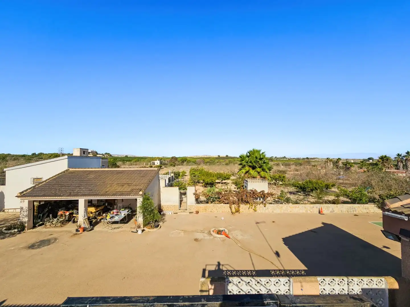 Vista exterior de Finca rústica en venta en Algorfa con Aire acondicionado, Calefacción y Terraza