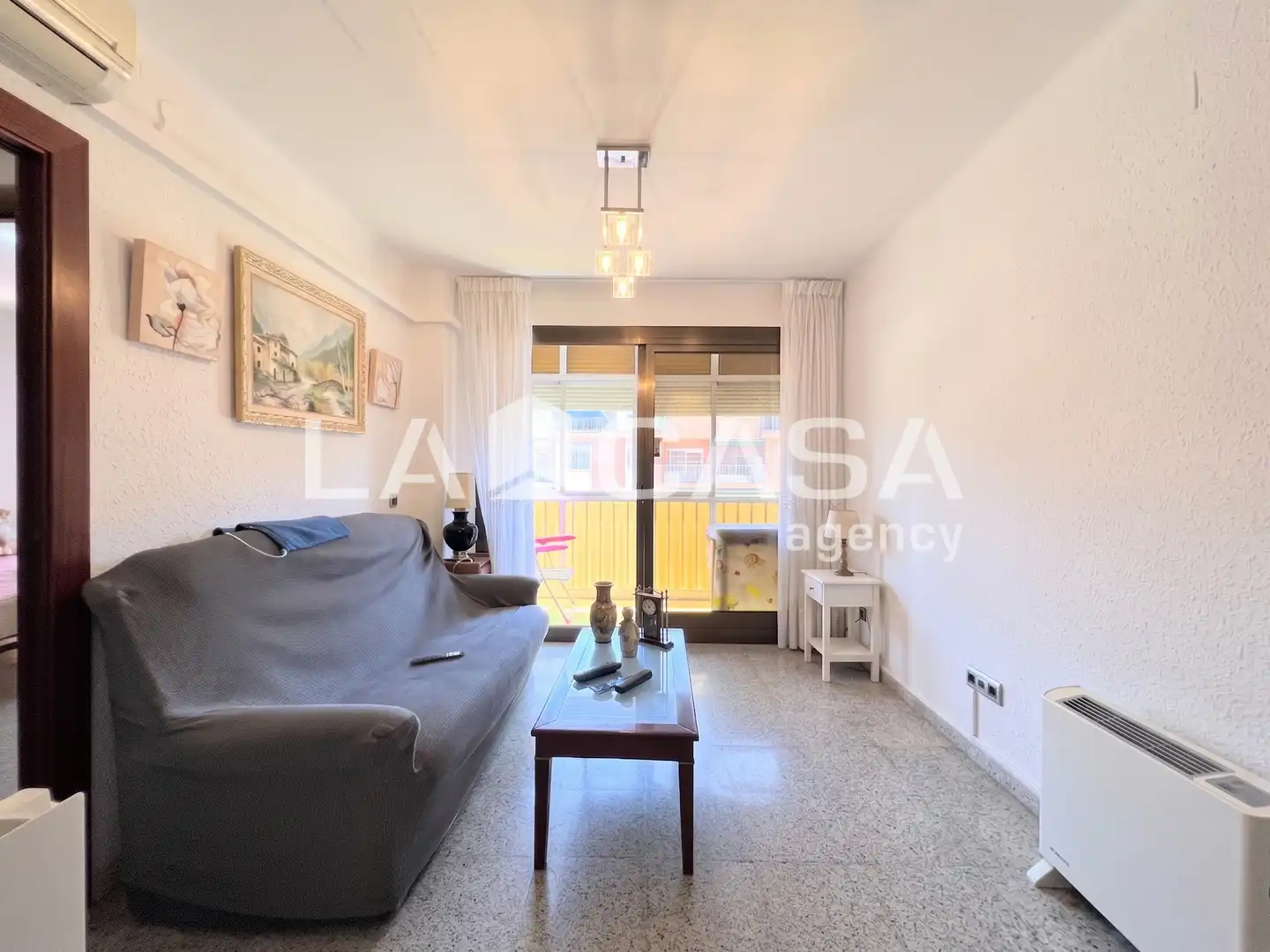 Sala de estar de Piso en venta en Badalona con Balcón
