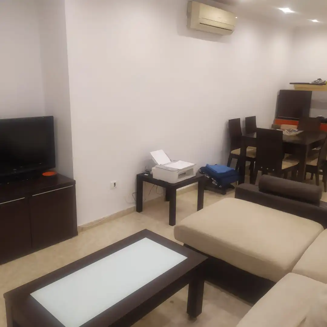 Living room of Flat for sale in Vélez-Málaga  with Air Conditioner, Terrace and Community pool