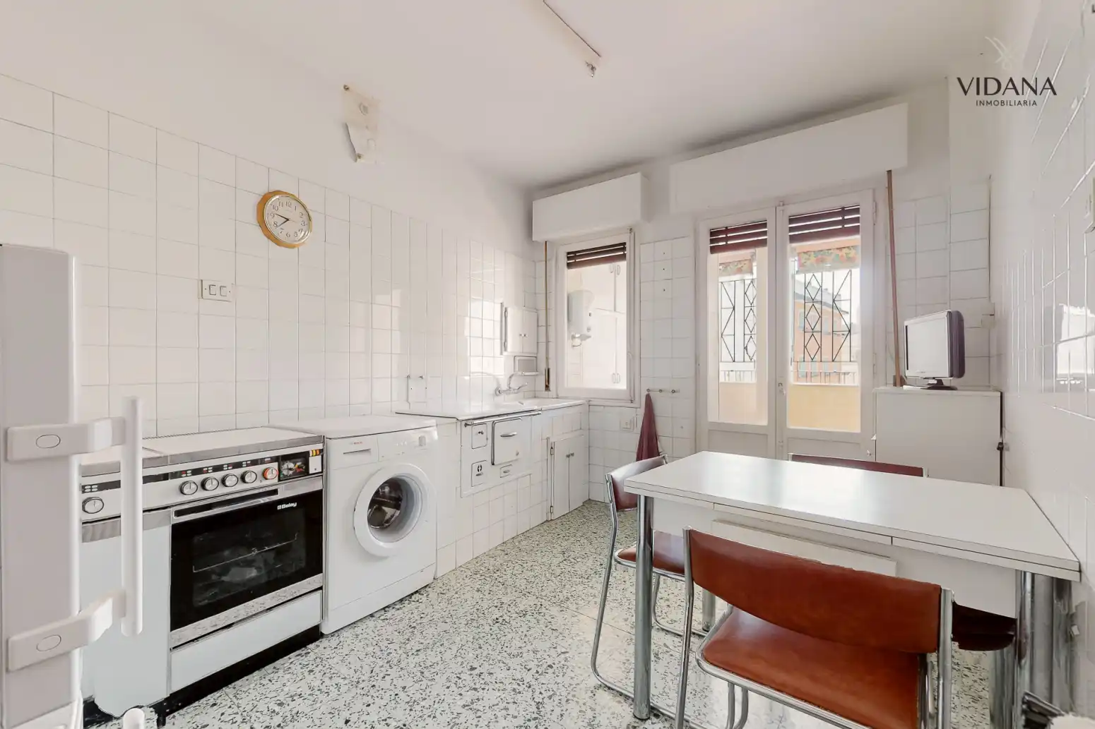 Cocina de Piso en venta en  Pamplona / Iruña con Calefacción, Parquet y Terraza