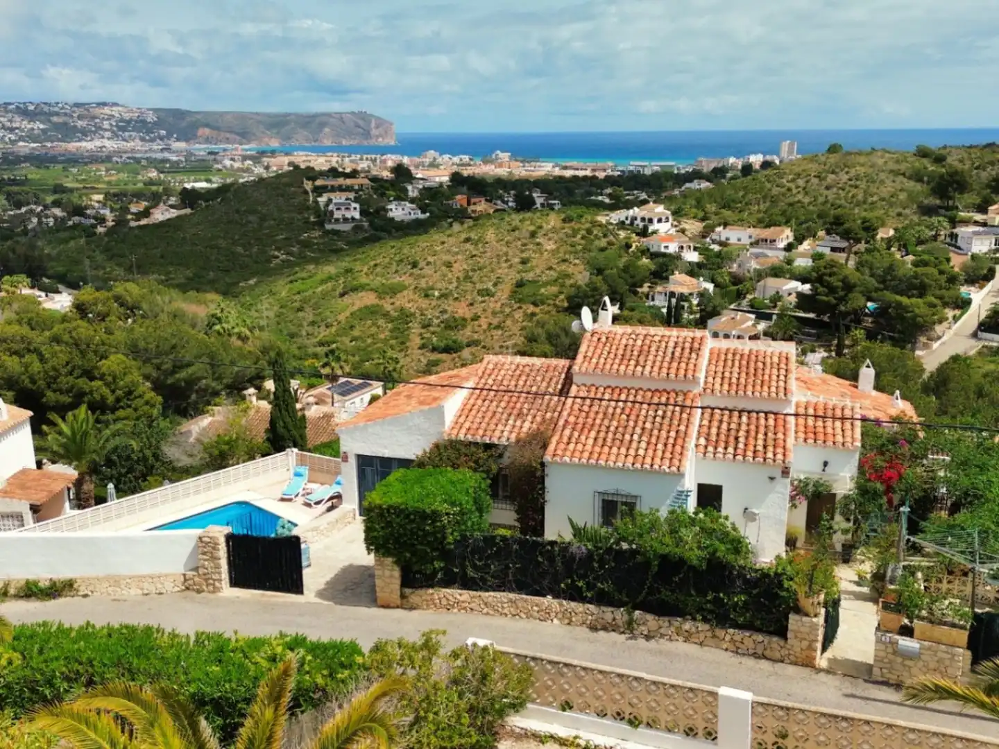 Vista exterior de Casa o chalet en venta en Jávea / Xàbia con Aire acondicionado, Calefacción y Piscina