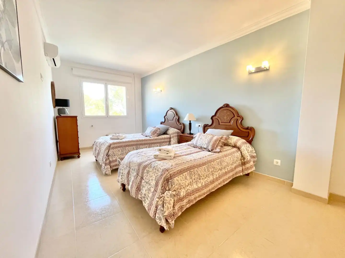 Schlafzimmer von Haus oder Chalet zum Verkauf in Llucmajor mit Klimaanlage, Privatgarten und Balkon