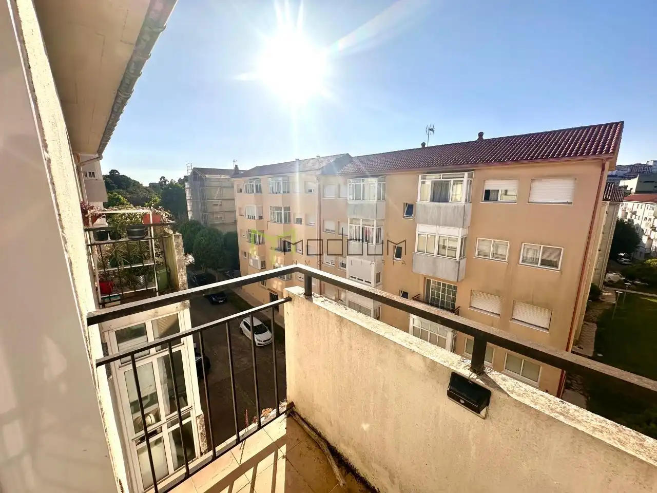 Vista exterior de Pis en venda en Santiago de Compostela  amb Calefacció, Terrassa i Traster