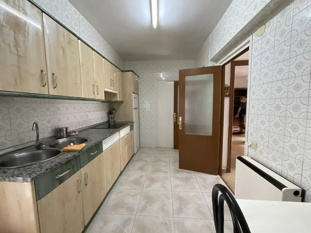 Kitchen of Flat for sale in Santo Domingo de la Calzada  with Heating, Furnished and Balcony