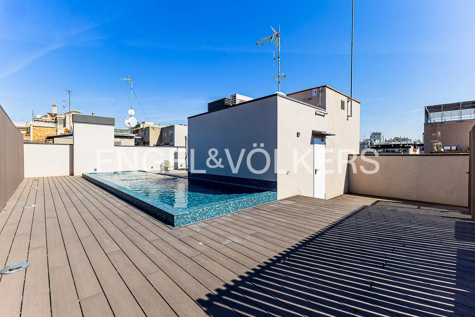 Terrace of Flat for sale in Barcelona  with Air Conditioner, Heating and Swimming Pool