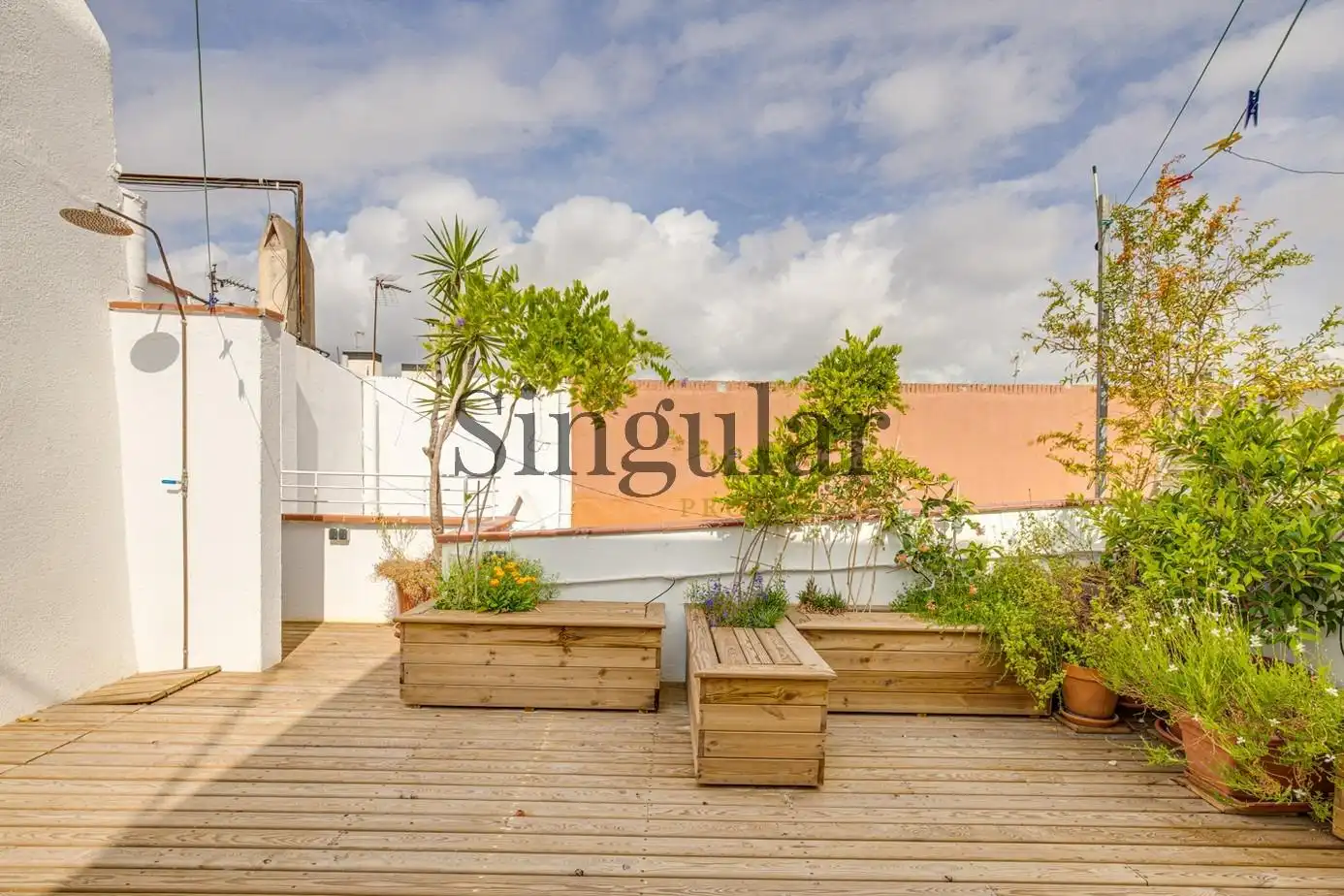 Terrasse von Maisonette zum Verkauf in Barcelona mit Heizung, Terrasse und Abstellraum