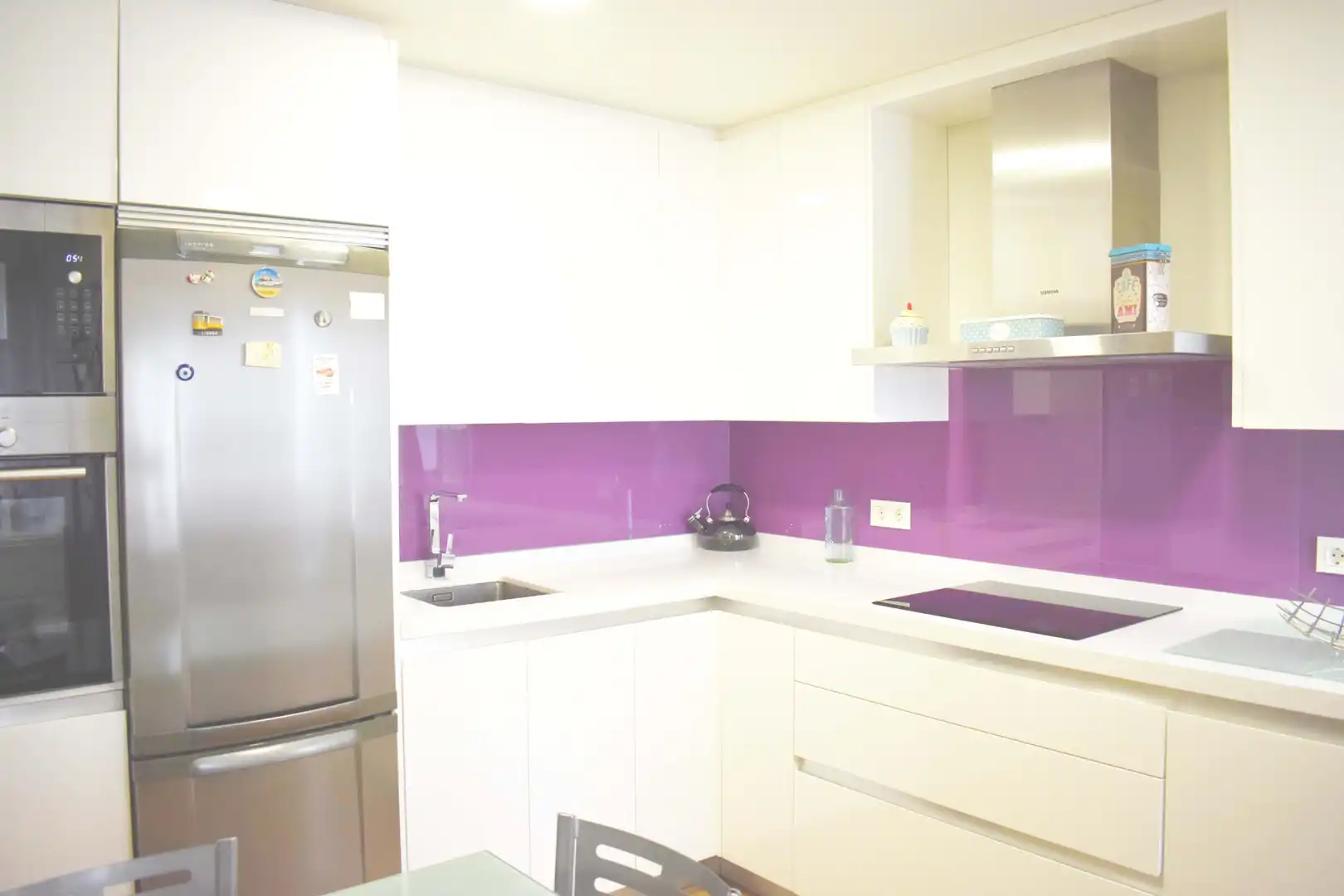 Kitchen of Flat for rent in Granada  with Air Conditioner, Heating and Furnished