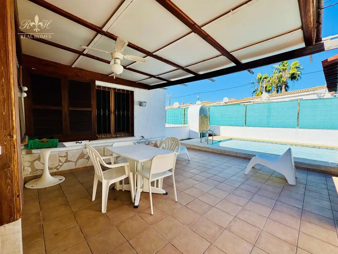 Exterior view of Houses for sale in Benidorm  with Air Conditioner, Terrace and Swimming Pool