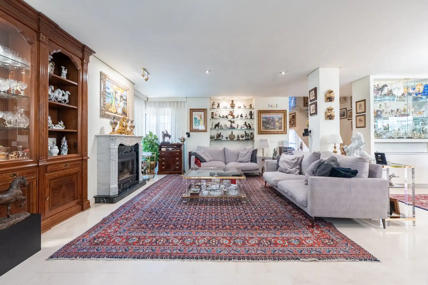 Sala de estar de Casa o chalet en venta en Torrelodones con Aire acondicionado, Calefacción y Terraza