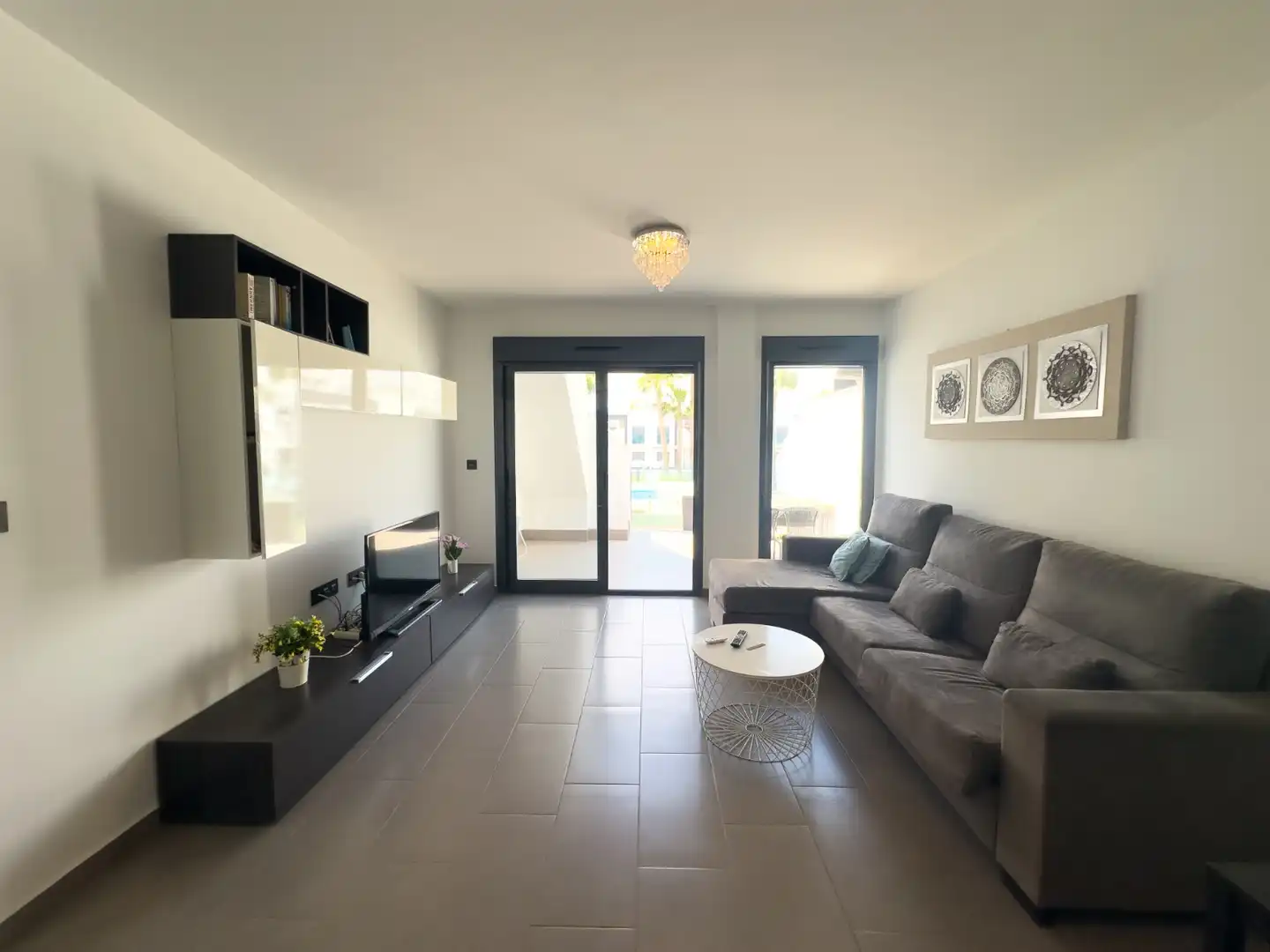 Living room of Attic for sale in Orihuela  with Air Conditioner, Terrace and Swimming Pool