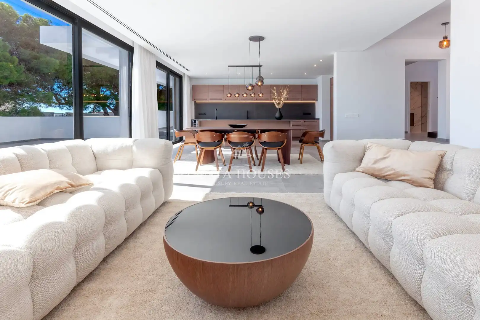 Living room of Houses for sale in Jávea / Xàbia  with Air Conditioner, Private garden and Terrace