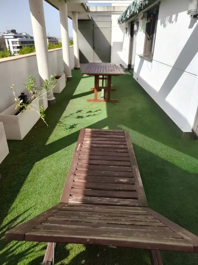 Terrace of Attic for rent in Leganés  with Air Conditioner, Heating and Private garden