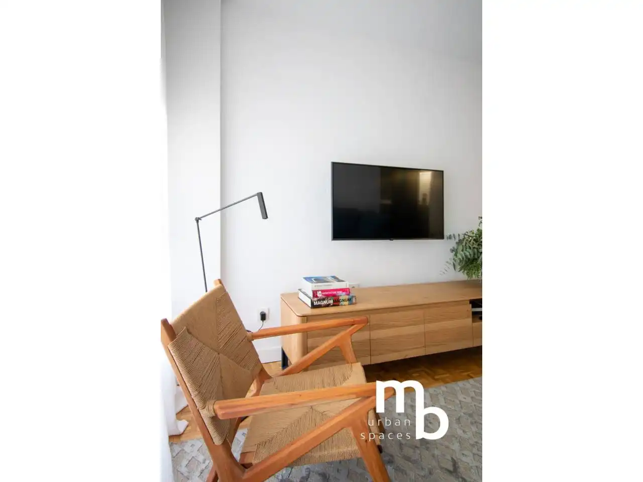 Sala de estar de Piso de alquiler en Madrid con Aire acondicionado, Calefacción y Parquet