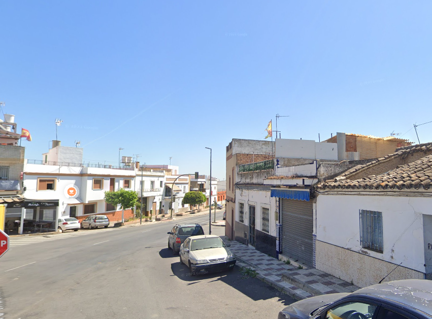 Exterior view of Single-family semi-detached for sale in Alcalá del Río  with Balcony