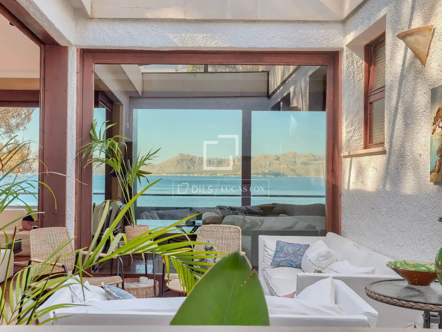 Terrassa de Casa o xalet en venda en Alcúdia amb Aire condicionat i Jardí privat