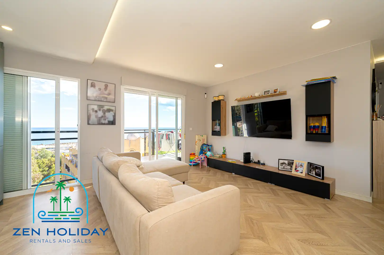 Living room of Flat for sale in El Campello  with Air Conditioner, Heating and Terrace