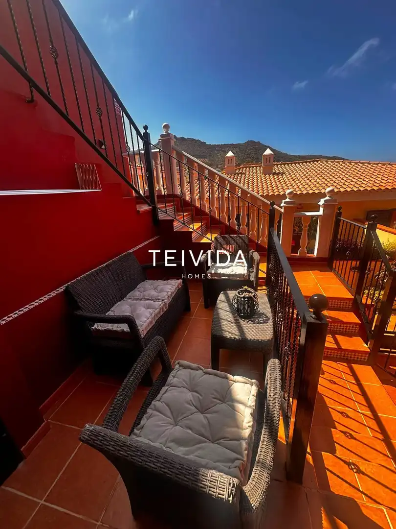 Terrasse von Wohnung zur Miete in Adeje mit Klimaanlage, Terrasse und Möbliert