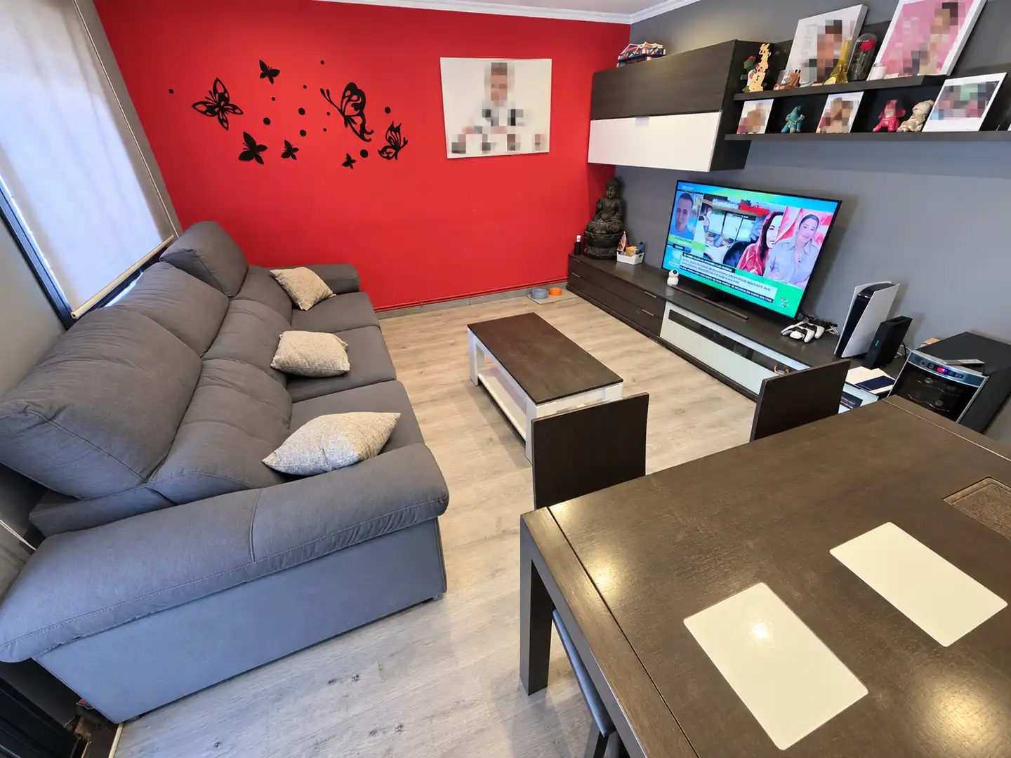 Sala de estar de Piso en venta en Canovelles con Aire acondicionado, Calefacción y Parquet