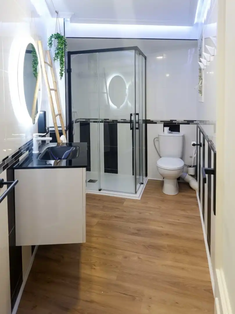 Baño de Apartamento en venta en Sueca con Aire acondicionado, Calefacción y Parquet