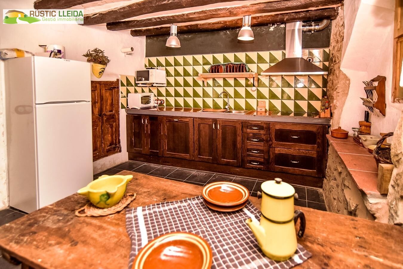 Kitchen of House or chalet to rent in Pontils  with Heating, Terrace and Storage room