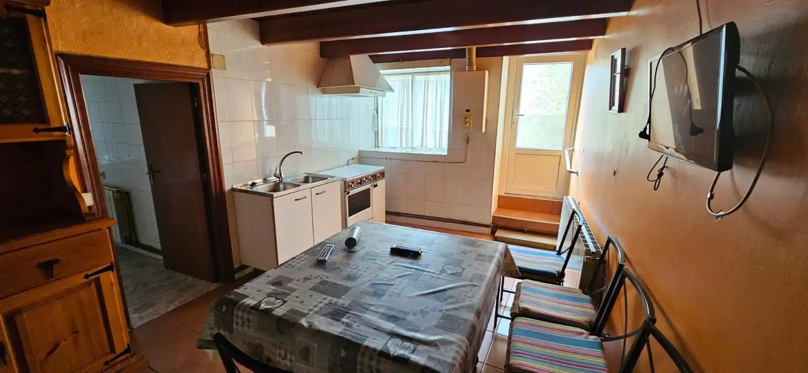 Cocina de Casa o chalet en venta en Tiedra con Calefacción, Jardín privado y Terraza