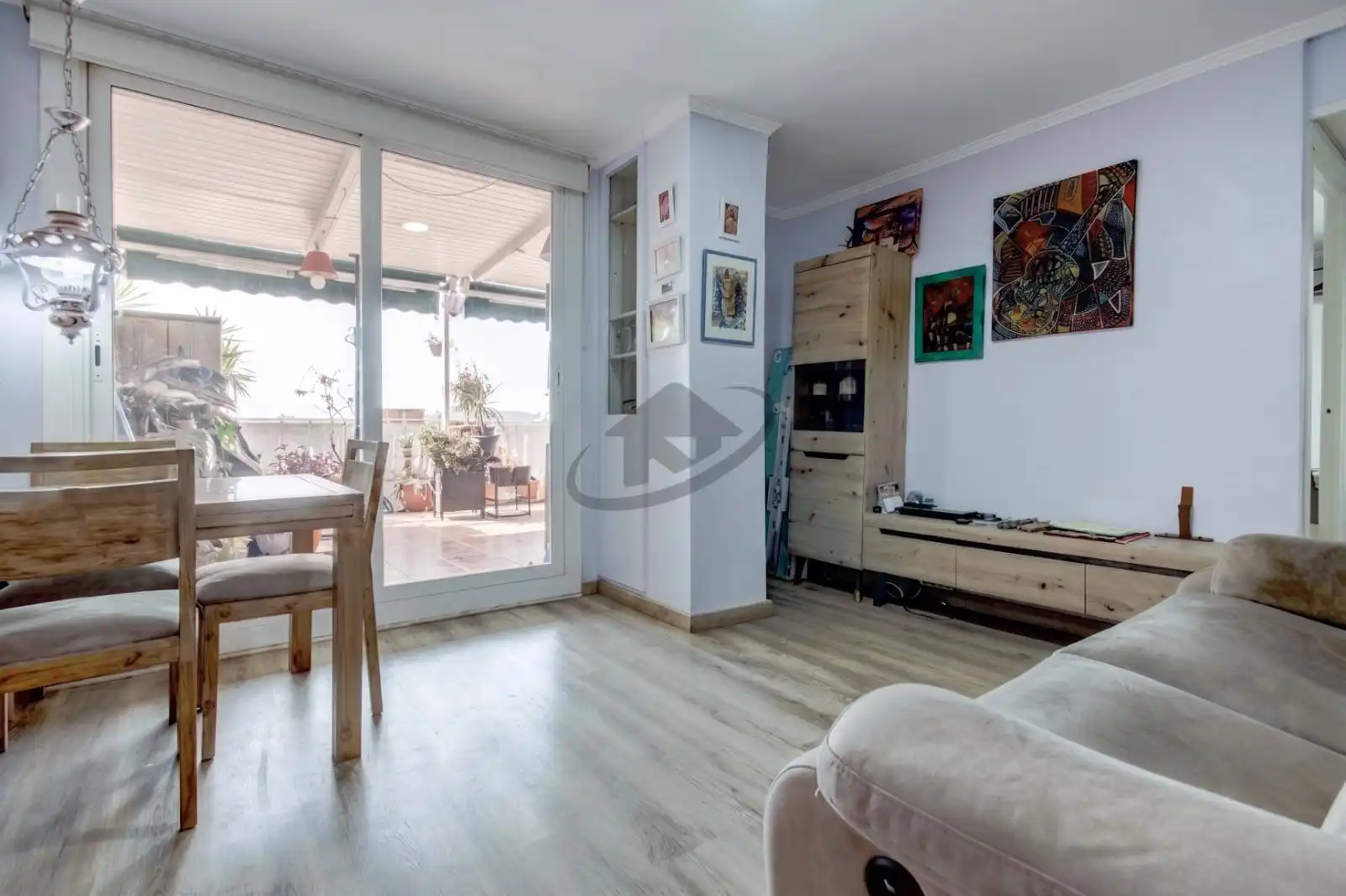 Sala d'estar de Àtic en venda en Barberà del Vallès amb Calefacció i Terrassa