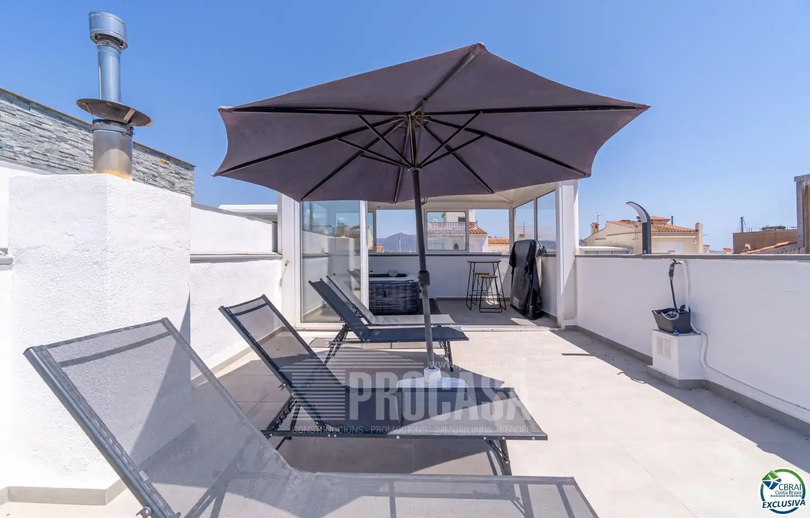 Terrassa de Casa adosada en venda en Empuriabrava amb Aire condicionat, Calefacció i Traster