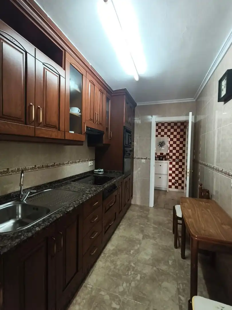 Kitchen of Flat for rent in Benidorm  with Air Conditioner, Terrace and Furnished