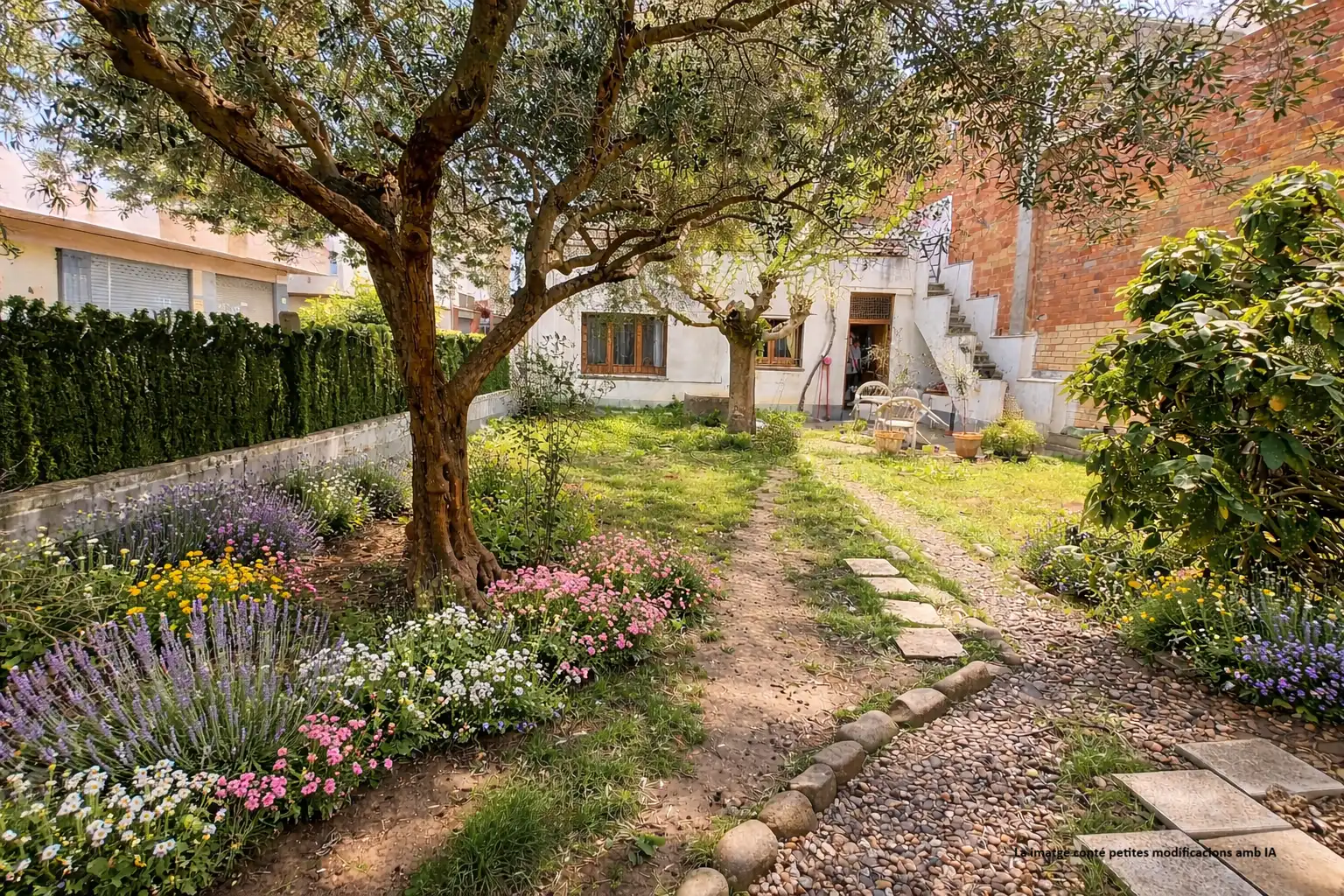 Garden of Detached homes for sale in Girona Capital  with Heating, Private garden and Terrace