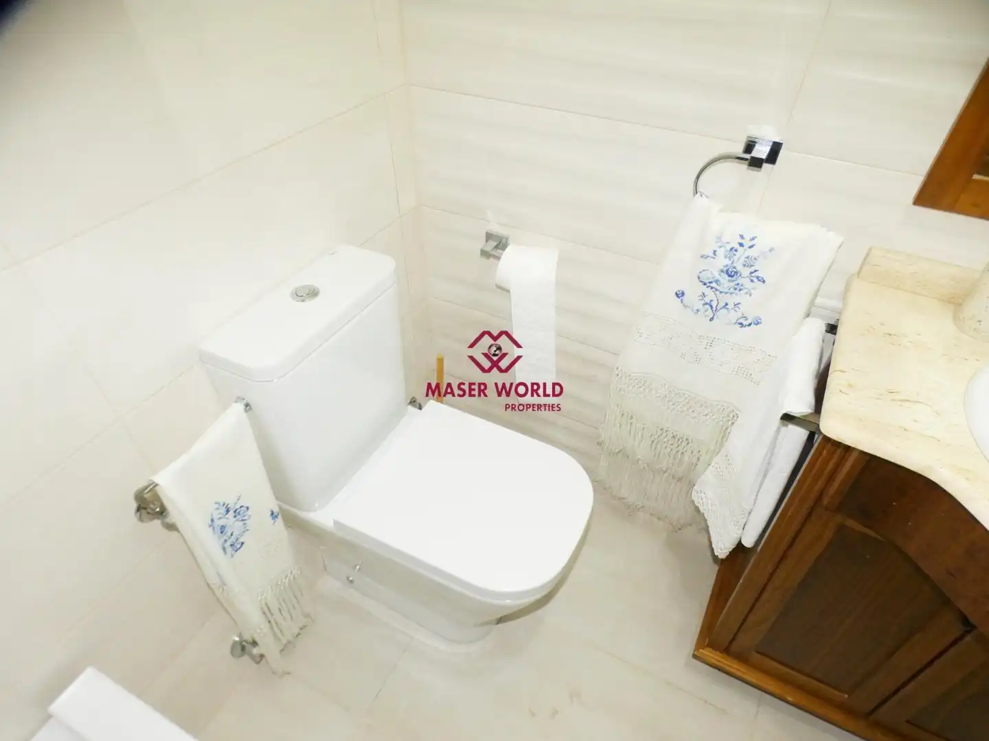 Badezimmer von Wohnung zum Verkauf in Mazarrón mit Klimaanlage, Heizung und Abstellraum