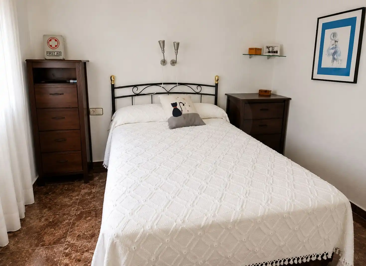 Habitación de Casa adosada en venta en Cubelles con Aire acondicionado y Piscina