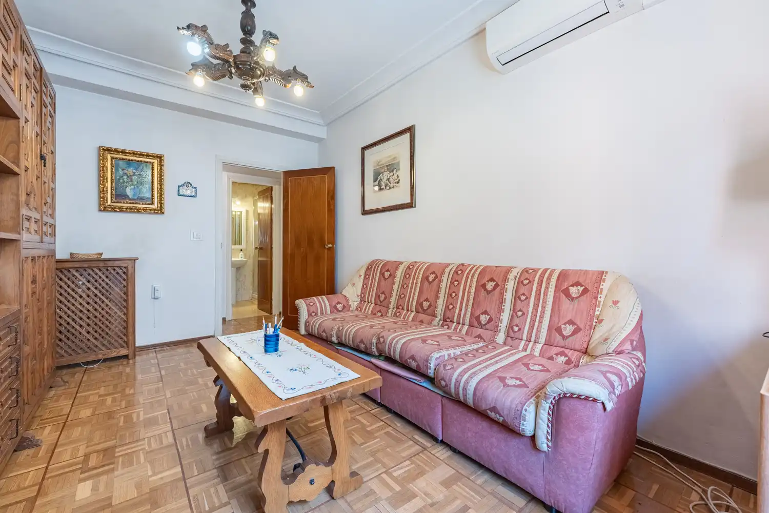 Sala de estar de Piso en venta en Madrid con Terraza y Balcón