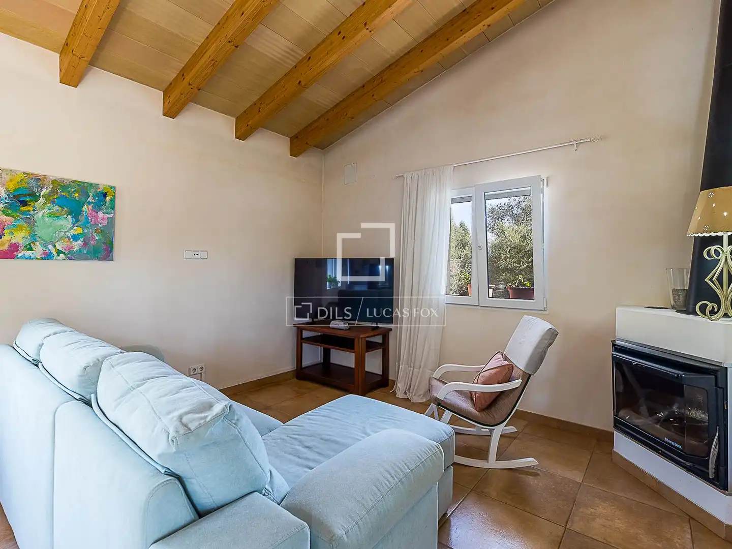Sala de estar de Finca rústica en venta en Manacor con Aire acondicionado, Calefacción y Jardín privado