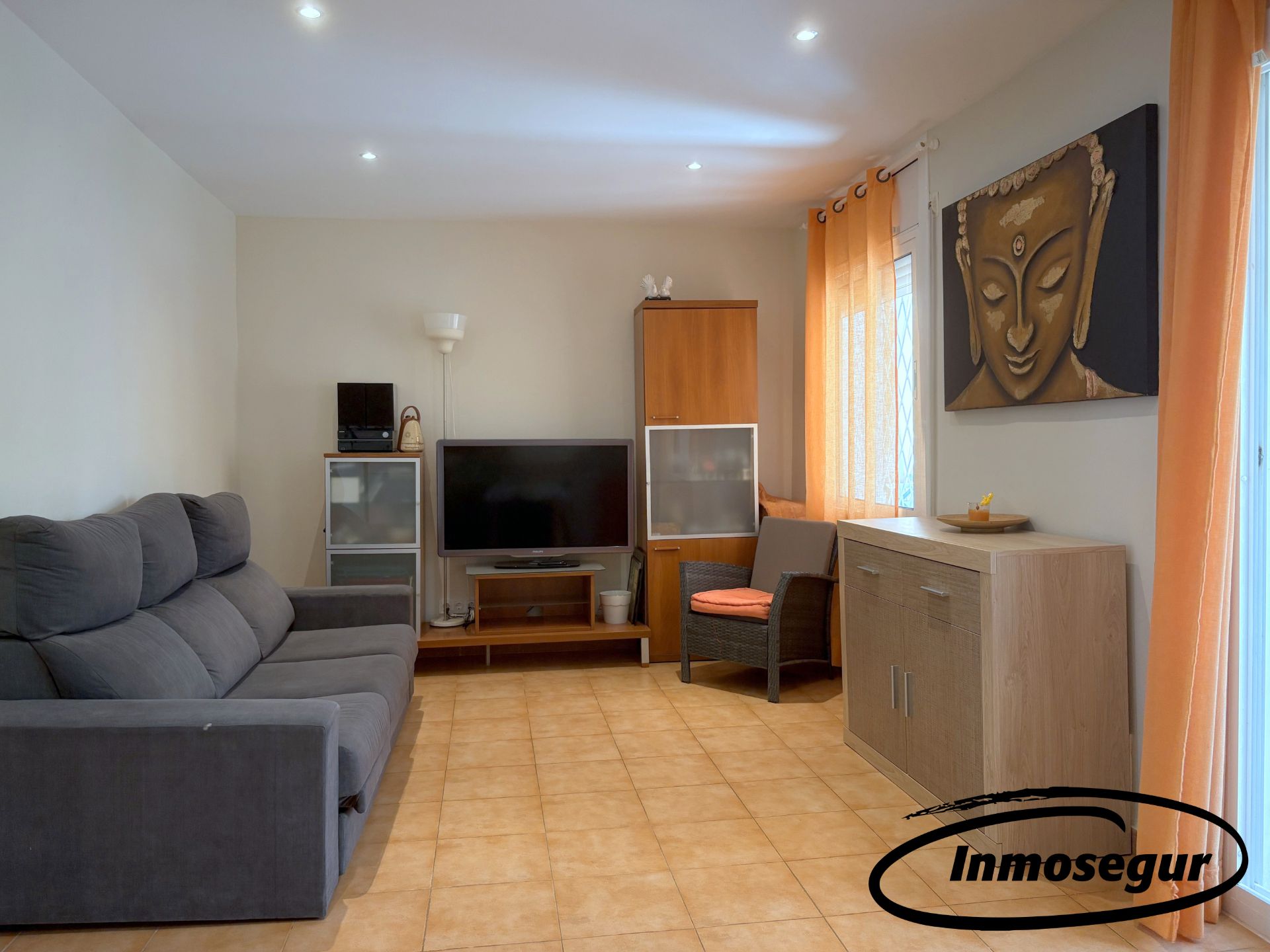 Living room of Planta baja for sale in Salou  with Terrace, Furnished and Oven