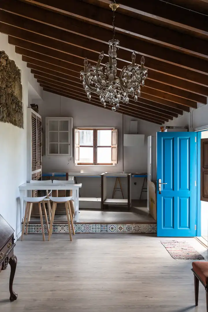 Cocina de Finca rústica en venta en Tegueste con Jardín privado, Terraza y Horno