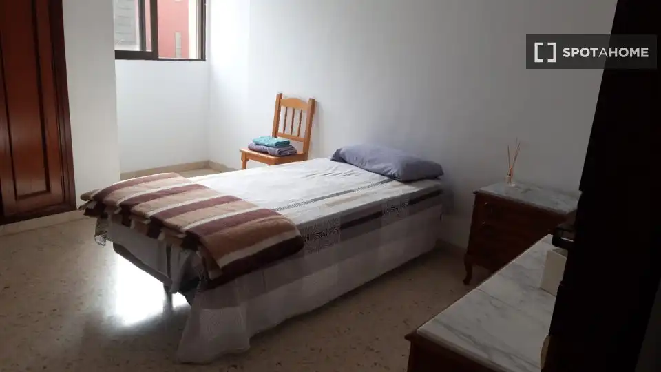 Habitación de Piso para compartir en Las Palmas de Gran Canaria con Aire acondicionado, Calefacción y Amueblado
