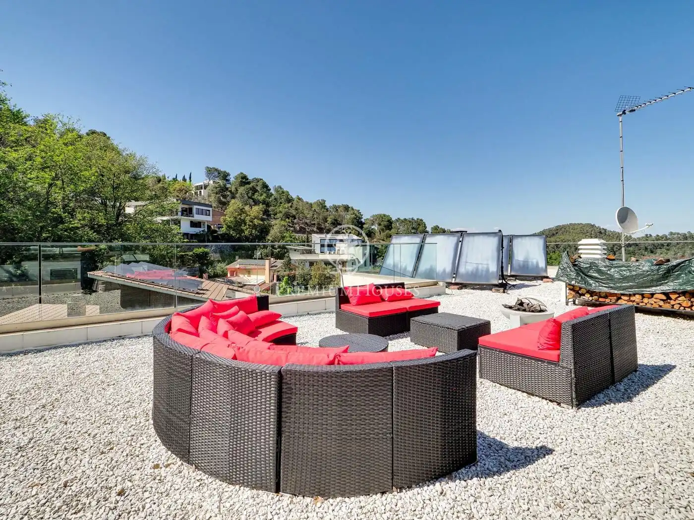 Terraza de Casa o chalet en venta en Barcelona con Aire acondicionado, Jardín privado y Terraza