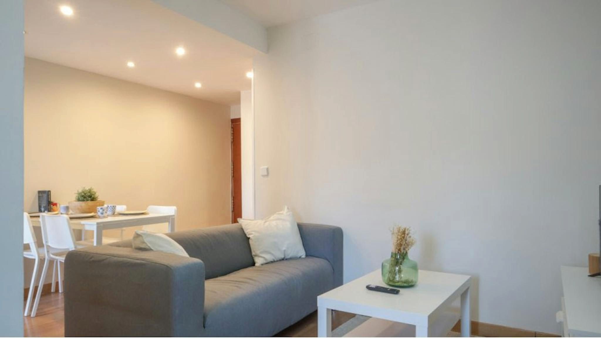 Living room of Flat to rent in  Madrid Capital  with Heating, Furnished and Washing machine