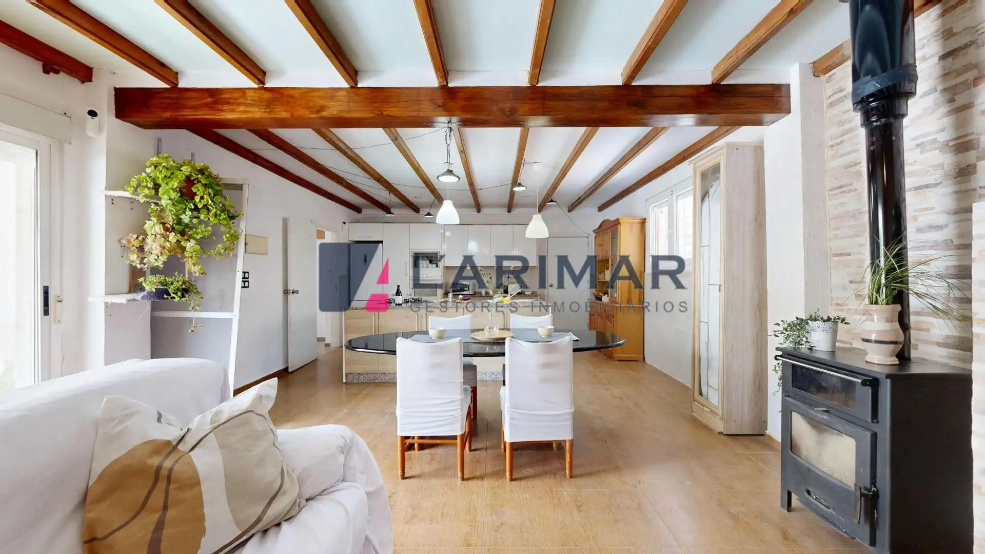Sala d'estar de Casa o xalet en venda en Aspe amb Aire condicionat, Calefacció i Jardí privat