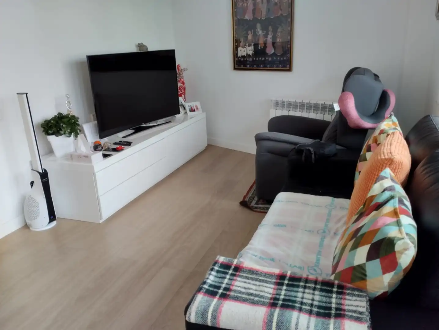 Sala d'estar de Pis en venda en  Logroño amb Aire condicionat, Calefacció i Jardí privat
