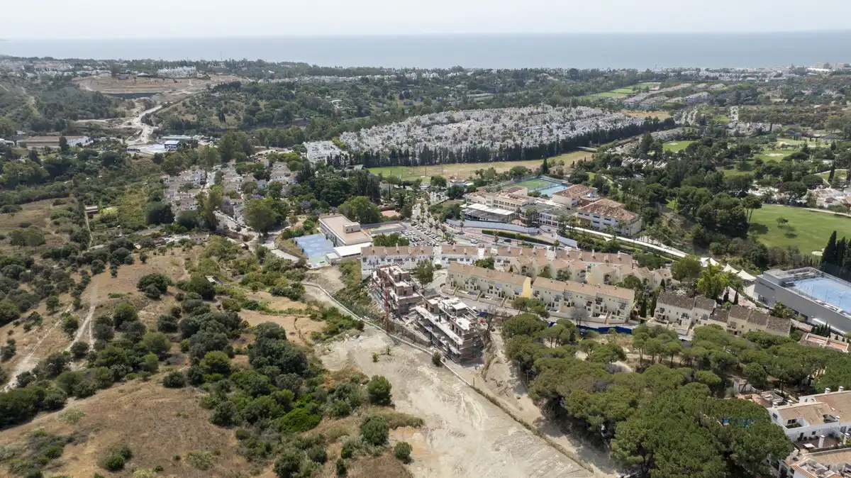 Vista exterior de Planta baja en venta en Marbella con Aire acondicionado, Jardín privado y Terraza