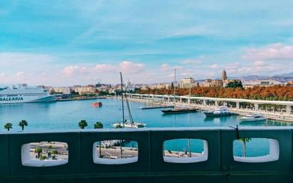 Vista exterior de Pis en venda en Málaga Capital amb Aire condicionat, Terrassa i Balcó