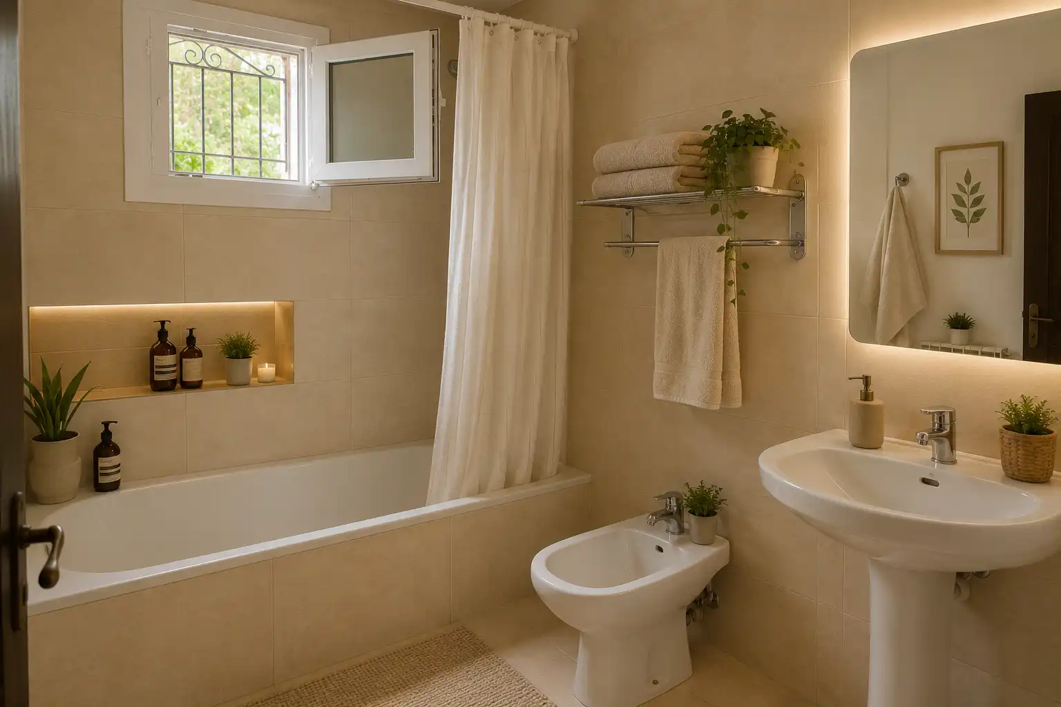 Baño de Casa o chalet en venta en Santa Cristina d'Aro con Calefacción, Jardín privado y Terraza