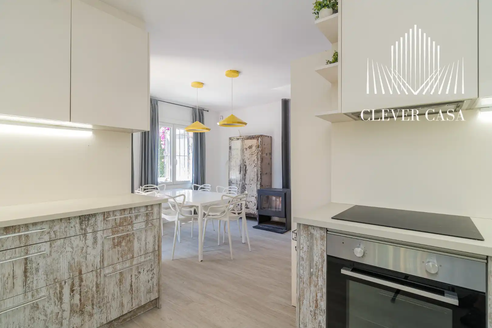 Cocina de Casa o chalet en venta en Calonge i Sant Antoni con Jardín privado, Parquet y Terraza