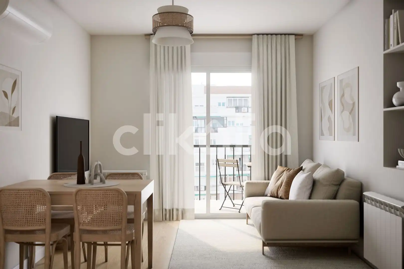 Living room of Flat for sale in Madrid  with Air Conditioner, Heating and Terrace