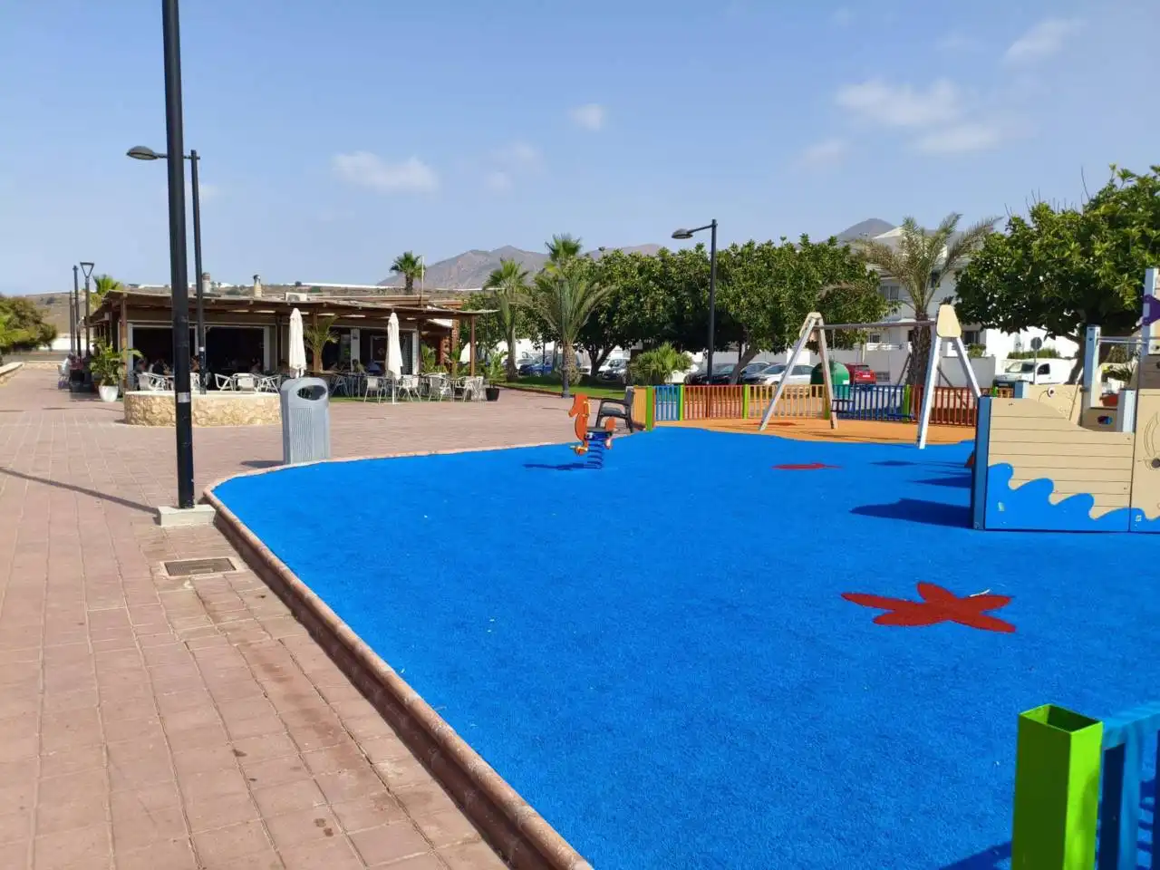 Parking of Flat for sale in Balanegra  with Air Conditioner, Heating and Community pool
