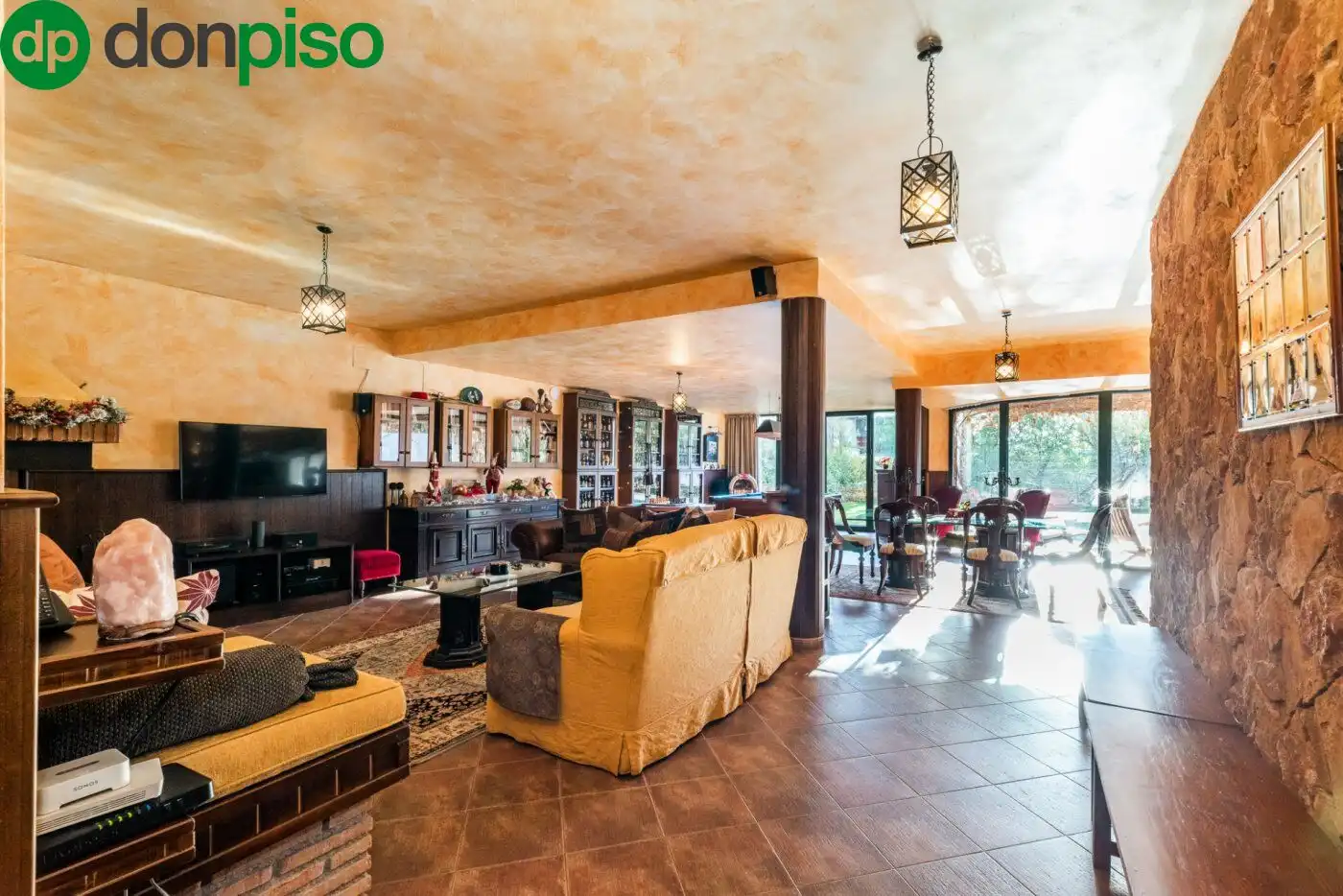 Sala de estar de Casa o chalet en venta en Albolote con Jardín privado, Terraza y Trastero