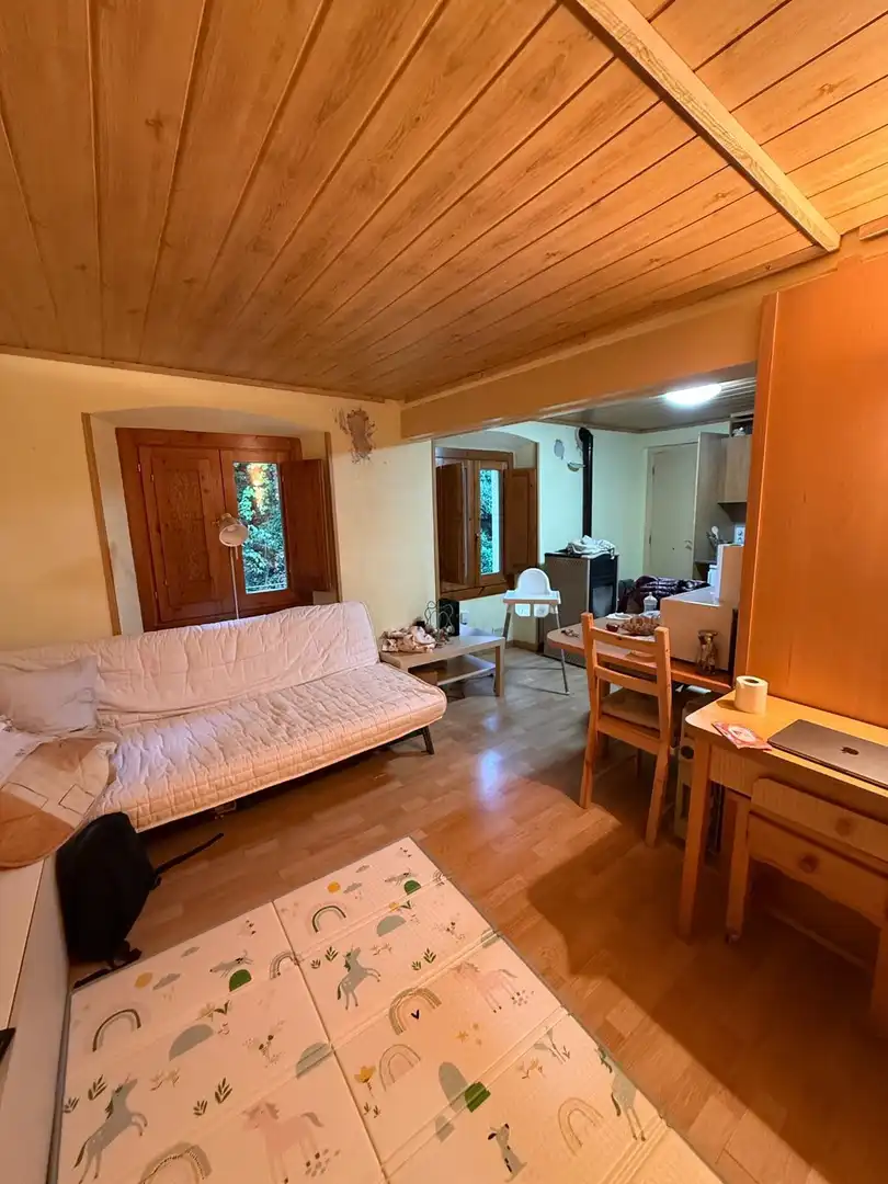 Wohnzimmer von Wohnung zum Verkauf in Camprodon, Girona
