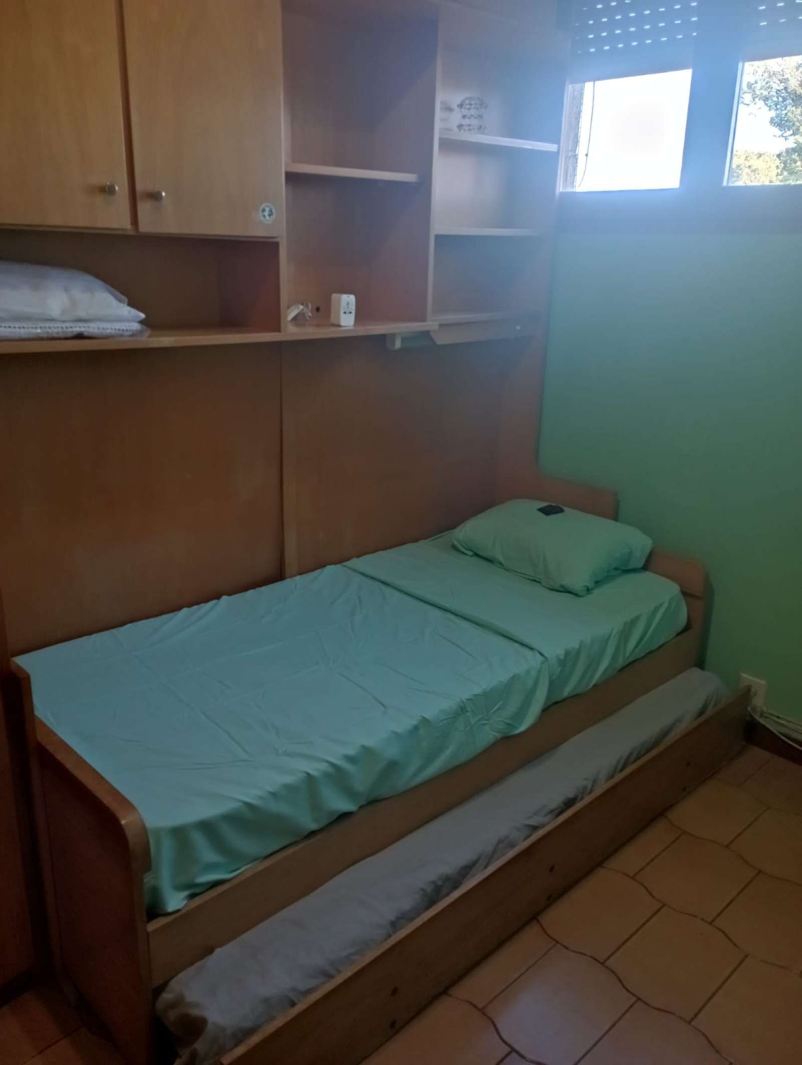 Bedroom of Flat to share in  Barcelona Capital  with Air Conditioner, Heating and Terrace